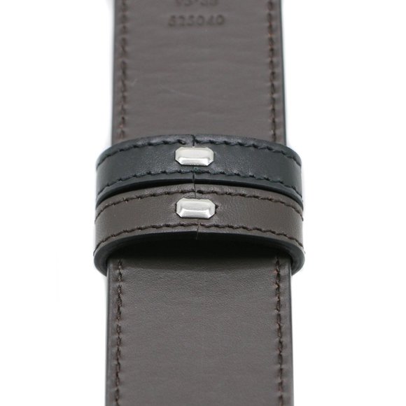 12787 - Reversible Gucci Signature Belt Black and Brown 95 38 473030